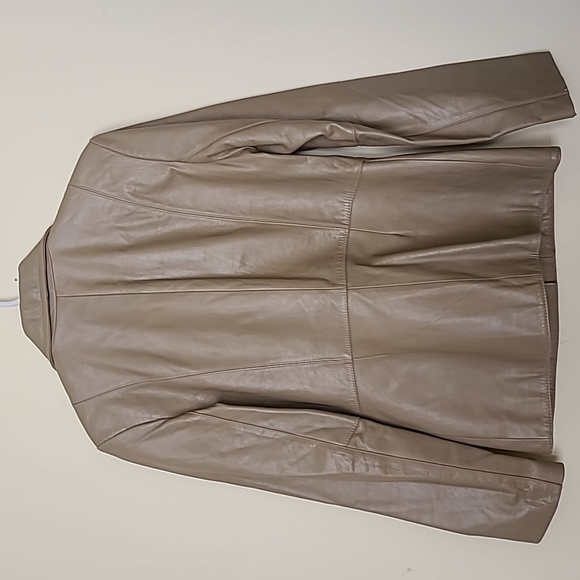 Kenneth Cole Reaction Tan Color Motorcycle Jacket Coats, Jackets & Vests Size S - Picture 7 of 12